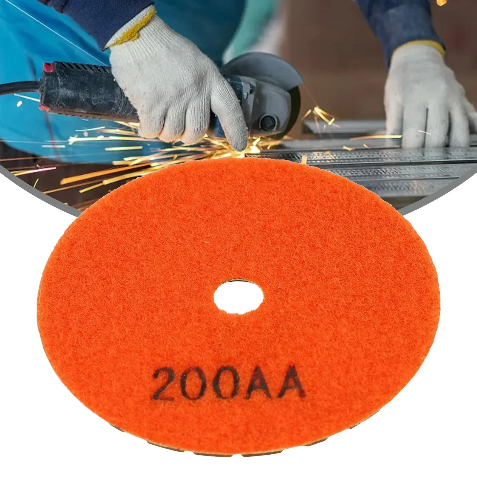 4 Inch Super Diamond Polishing Pads Copper Bond Wet For Granite Marble Concrete Wet Buff Disc Abrasive