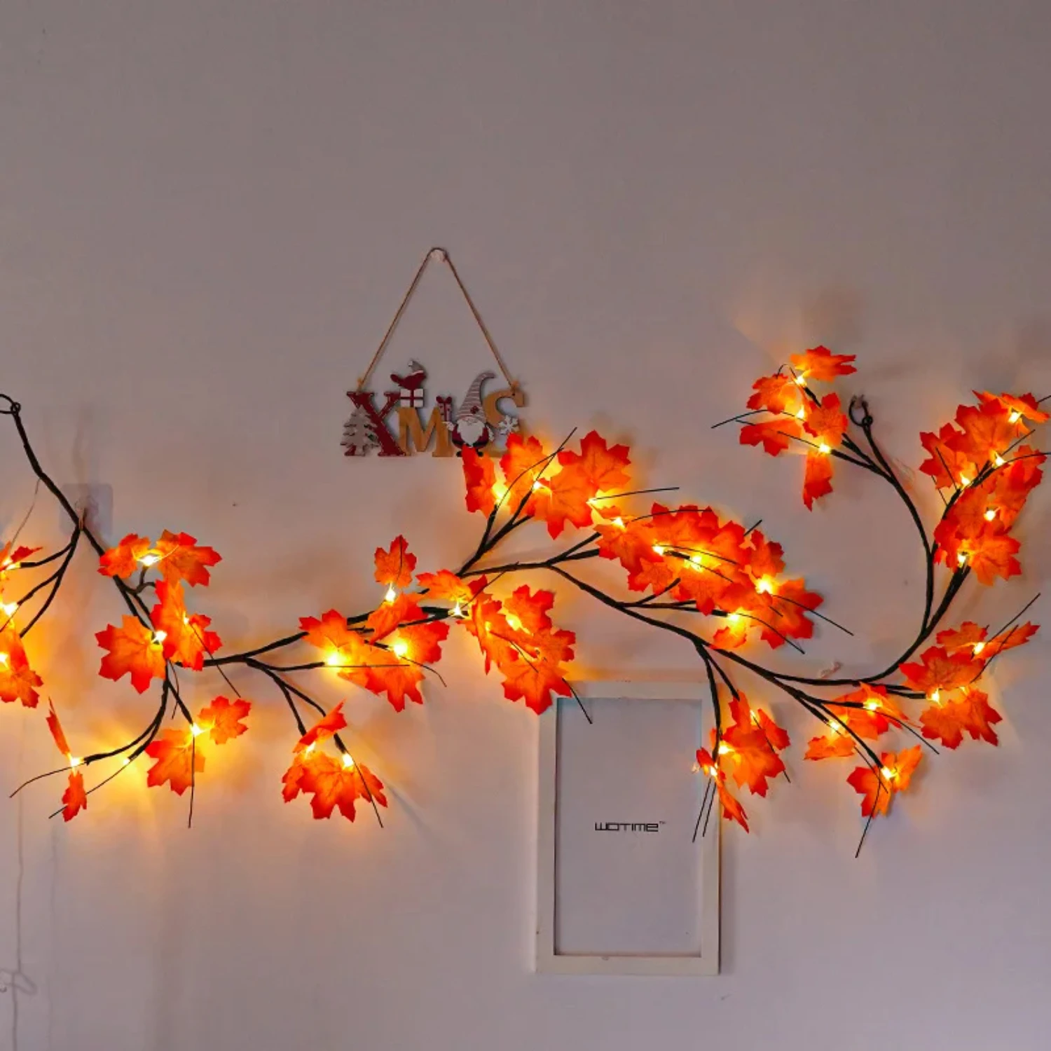 New 45/144 LED Vines Light Strings Christmas Halloween Garland Light DIY Willow Vine Branch Light  Room Wall Wedding Party Decor