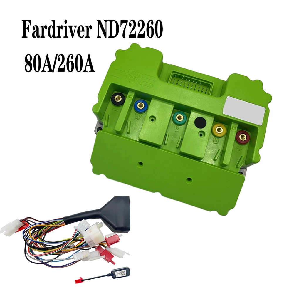 ND72260 48V-72V 80A DC Sine Wave Electric Scooter Motor Controller with Debugging & Programming for E-Scooter Conversion