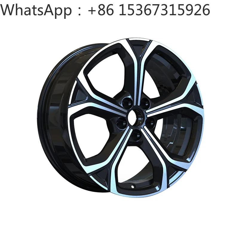 14 15 16 17 18 Inch Petal Shape Matt Black Racing Wheels PCD 5120 4x114.3 For Electric Cars