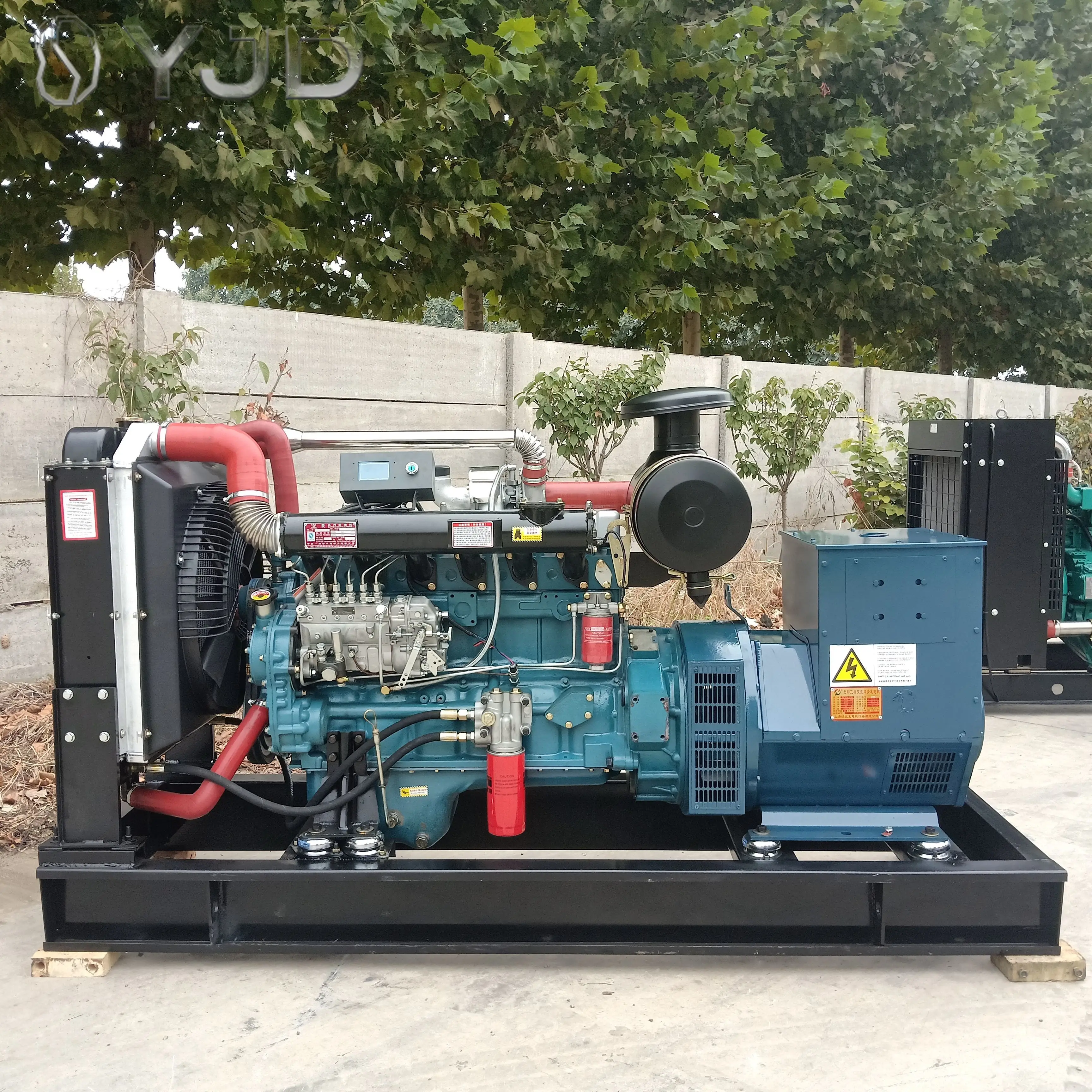 Reliable Rica-rdo 3 Phase Diesel Generator 70-150KW 220v 400v Frame Open Auto-start Generator Sets with Sufficient Power Output