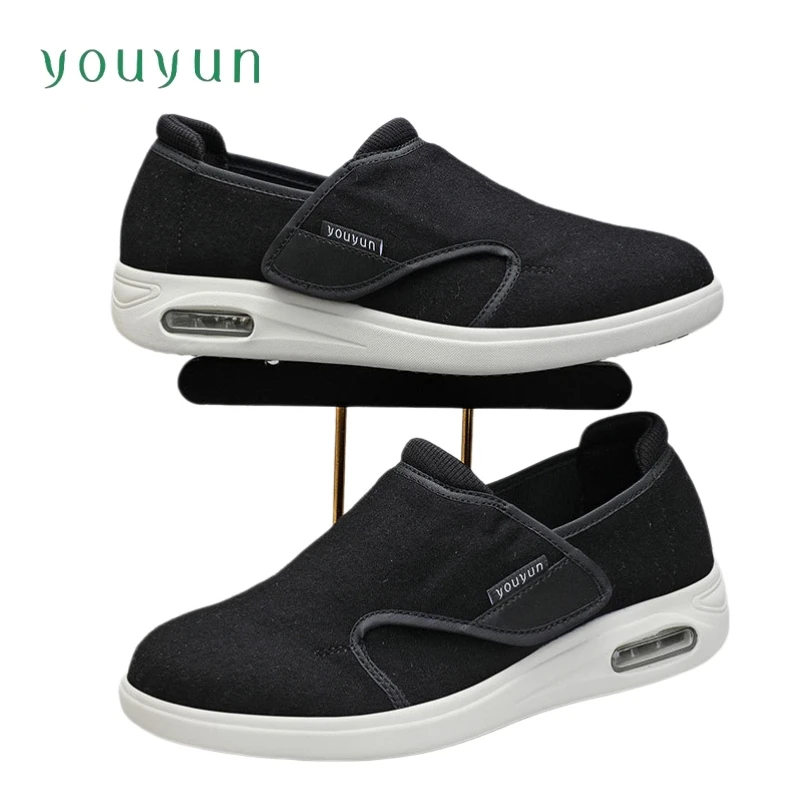 2026 plus size 37-50 large width wool shoes for women autumn winter warm comfortable flats middle-aged mother walking shoes