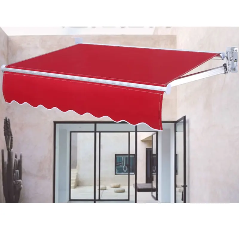

Retractable Awning Tuoye Manual Rain Shelter Aluminum Folding Arm Outdoor Awning with Carry Bag