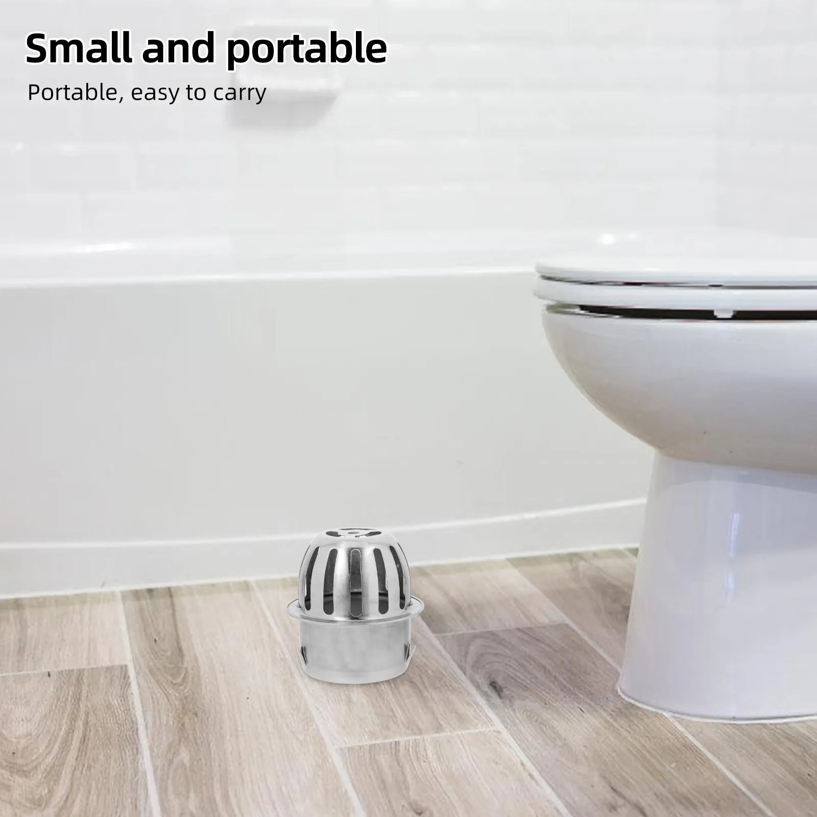 Stainless Steel Roof Drain Dome Floor Cover Filter Outdoor Drain Strainer Anti Block for Balcony Garden Basement