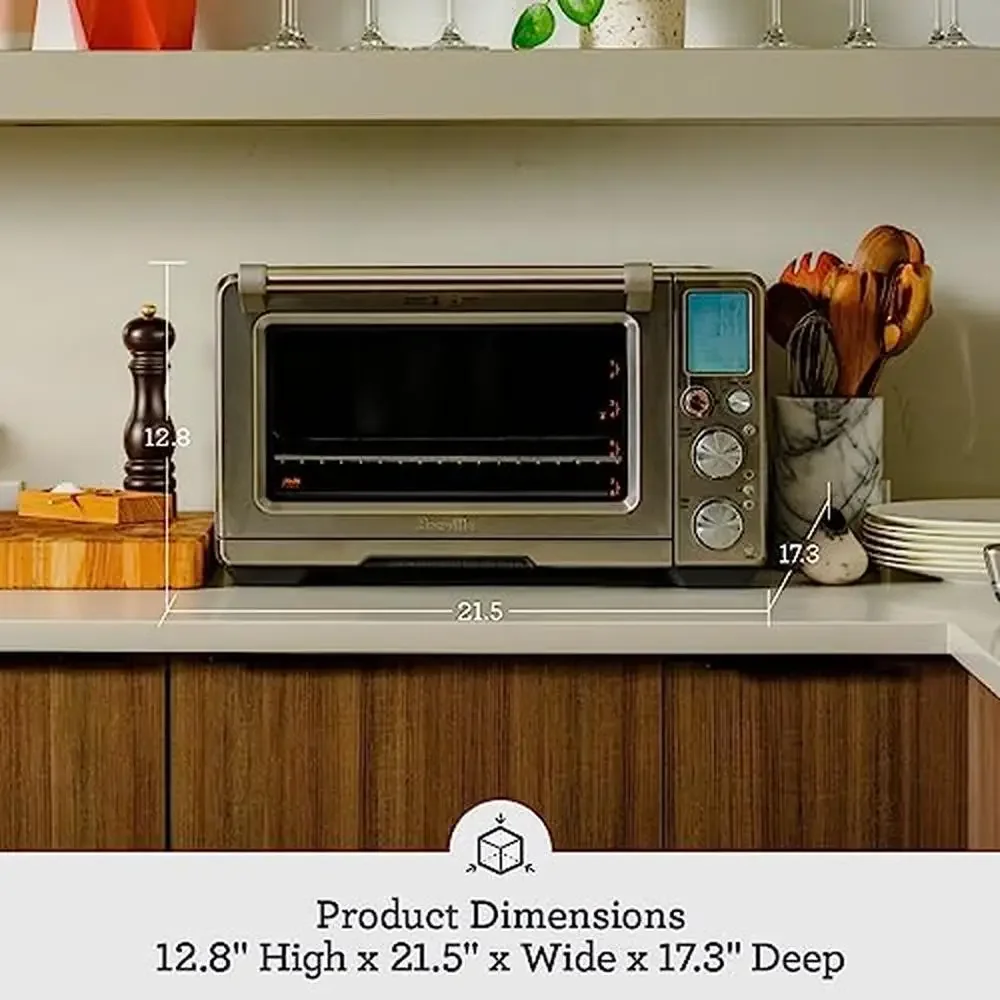 Joule Oven Air Fryer Pro Smart Countertop Electric Toaster Combo Stainless Steel 6 Qt Air Fry Dehydrate App Control 1800W