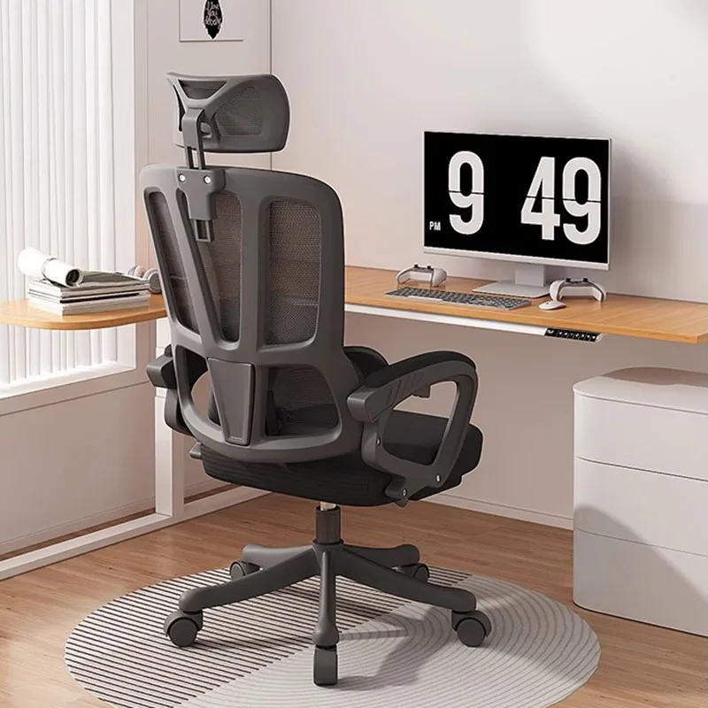 

Bedroom Rolling Office Chair Mobile Executive Luxury Office Chair Footrest Floor Design Silla De Escritorio Modern Furniture