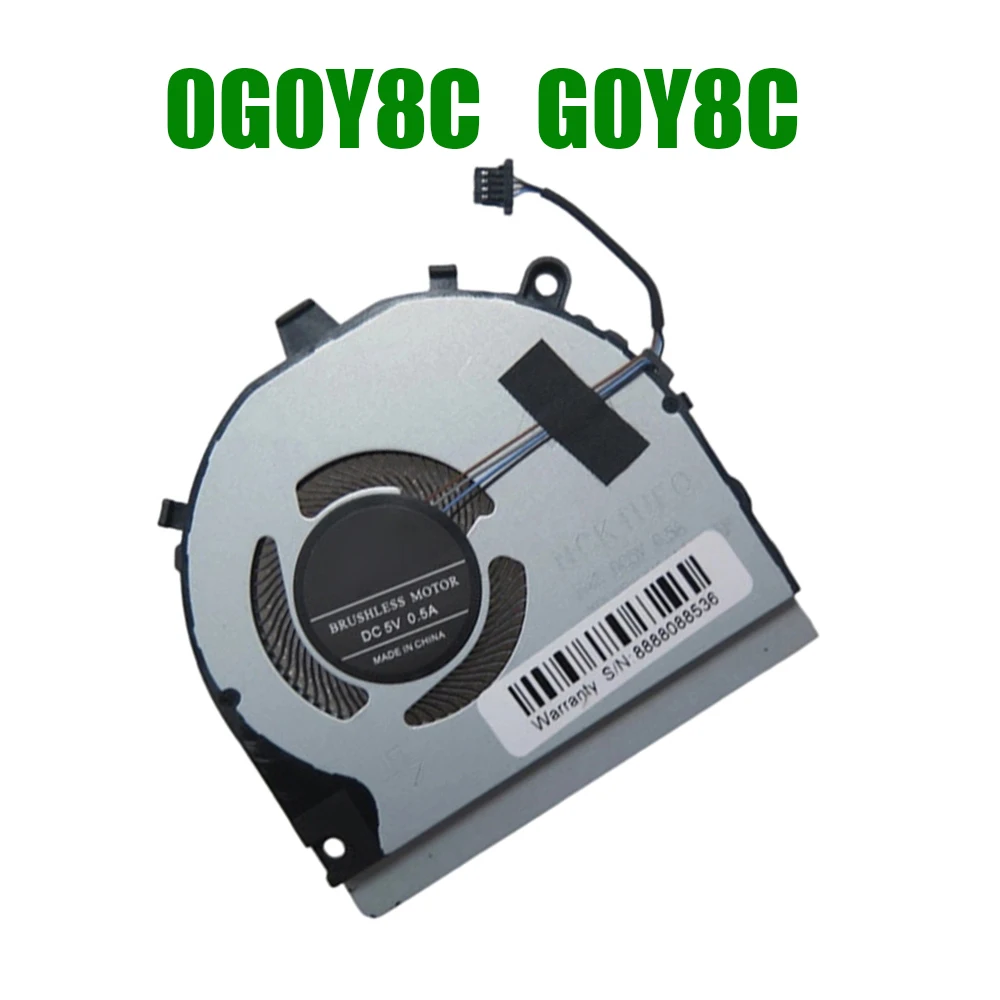 

For DELL For Inspiron 13 7386 2-in-1 0G0Y8C G0Y8C DFS5K122141610 FKBC 023.100D2.0001 DC5V 0.50A Laptop CPU Fan