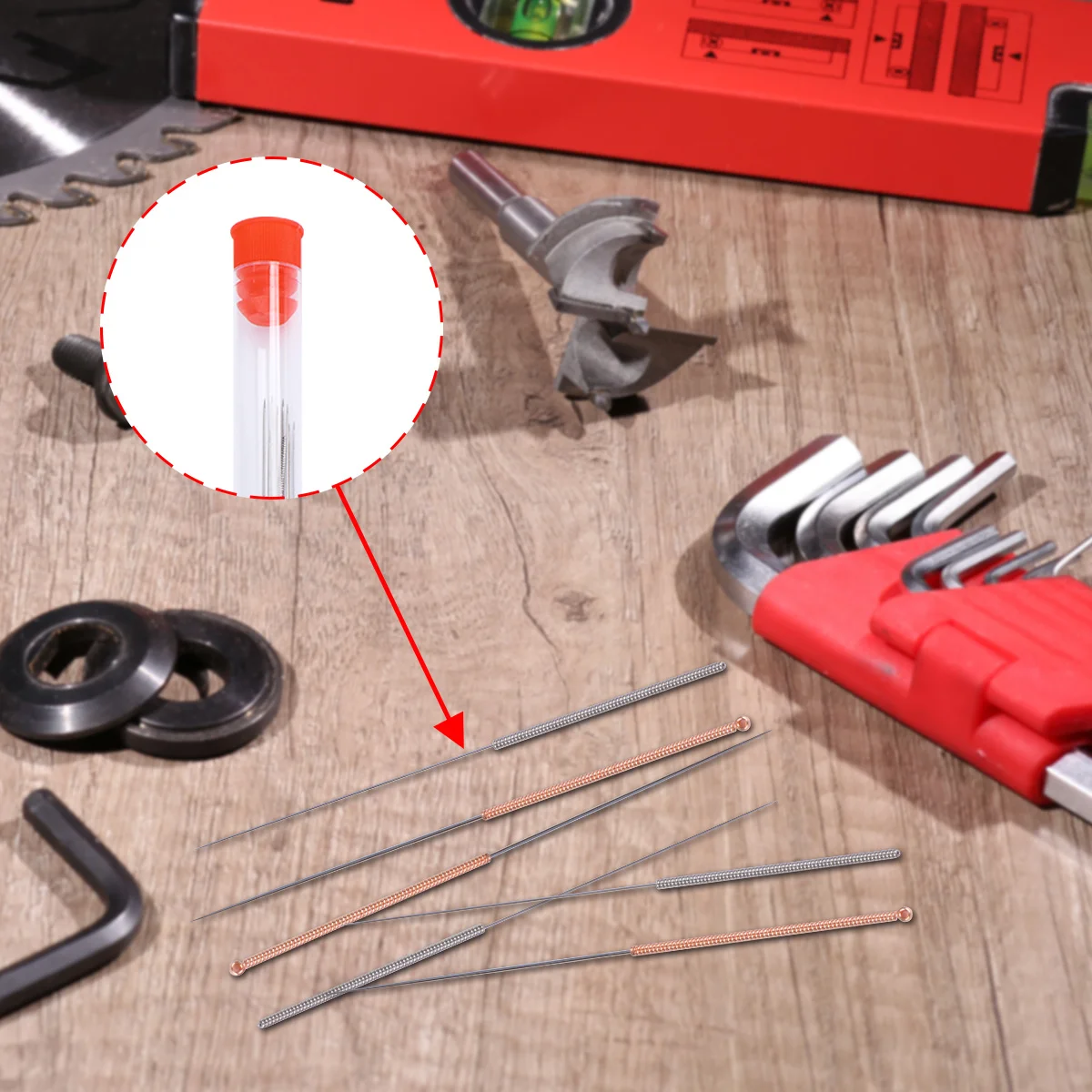 

10Pcs Copper Silver 3D Printer Nozzle Drill Bit Kit Flexible Cleaning Needles for Accurate Nozzle Hole Measurement and Extruder