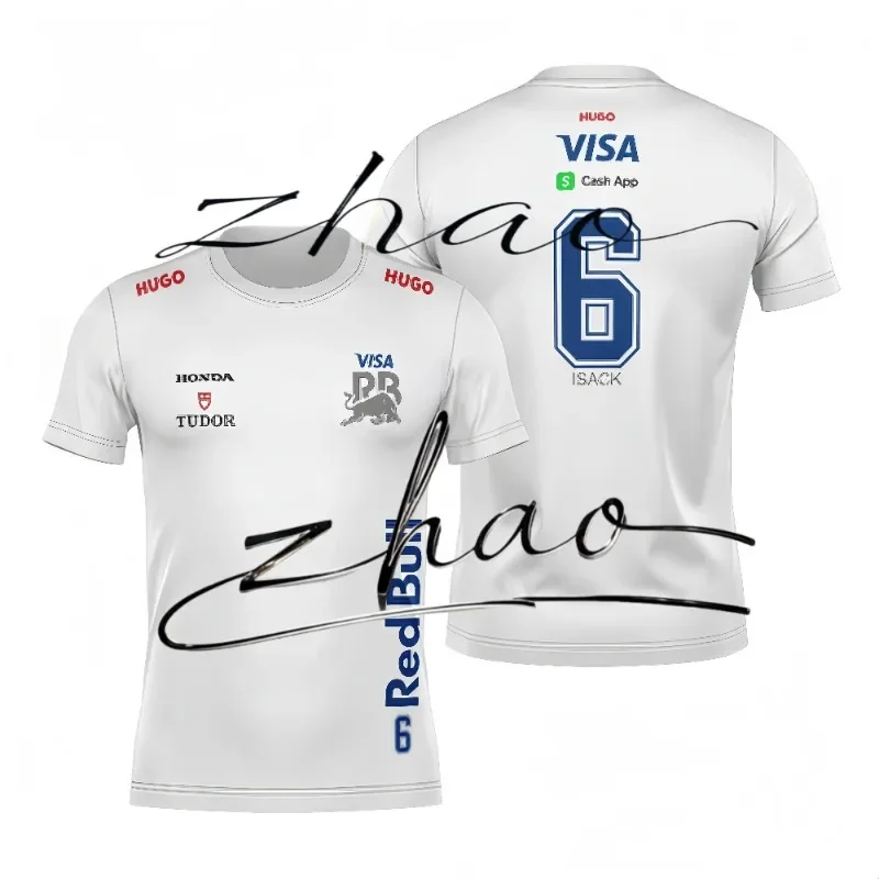 

2025 Summer Hot Selling F1 Extreme Sports Men's and Women's VISA Racing T-shirt Leisure Sports Motorcycle Sports T-shirt