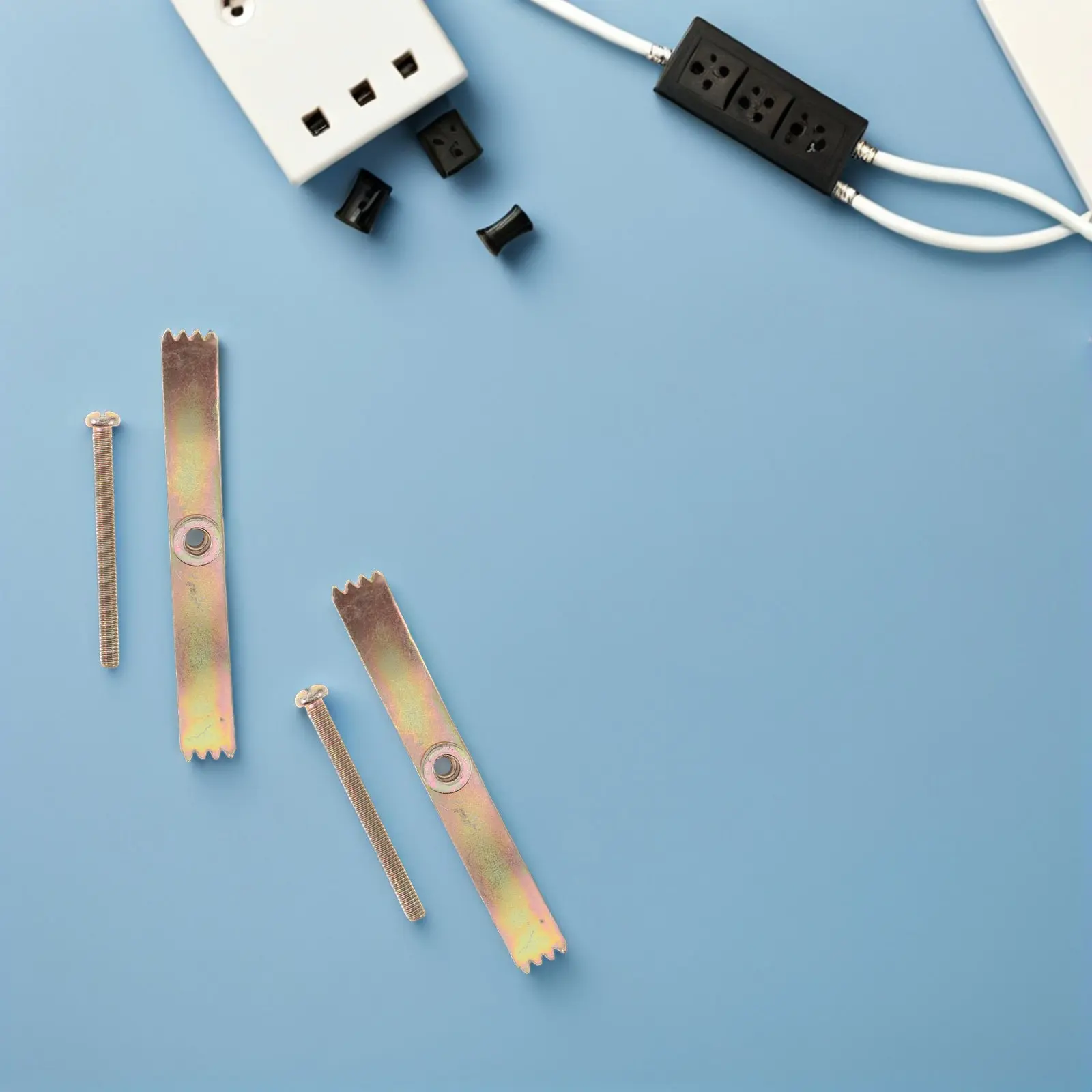 

100Pcs Electrical Socket Back Box Repair Tool Heavy Duty Fixing Lugs for Wall Outlet Installation - Junction Box Maintenance