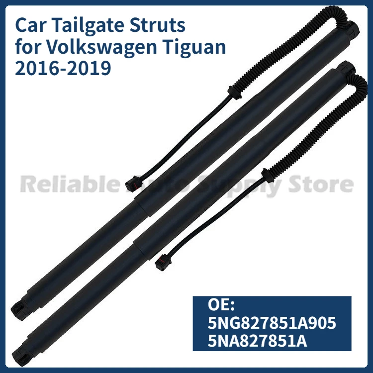 

1 Pair(2pcs) of Car Tailgate Struts 5NG827851A905 5NA827851A Trunk Tailgate Electric Lift Strut for Volkswagen Tiguan 2016-2019