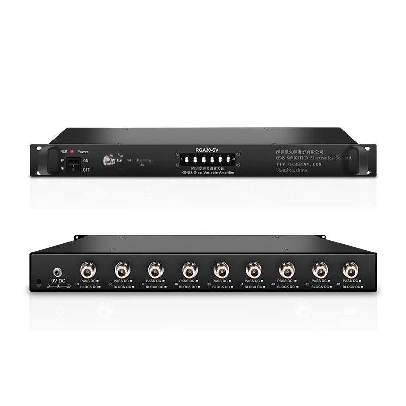 

8 way GPS amplifier rack-mounted GPS step adjustable amplifier