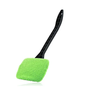 Window window cleaner kit with long fist superfiber wiper pad reusable cloth glass cleaning accessory inside cars 10 Main Sales Cars Accessories - №6