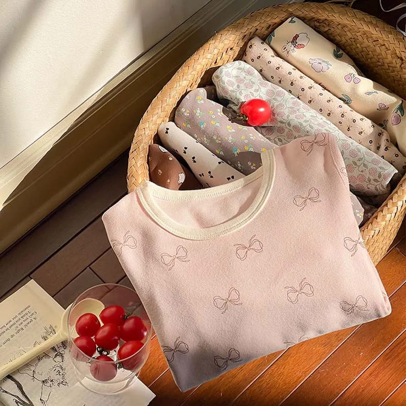 Cartoon Boys Clothes Pajama Set Girls Baby Pyjamas Kids Pajamas For Girl Boy Toddler Fall 2025 Sleepwear Children Long Johns