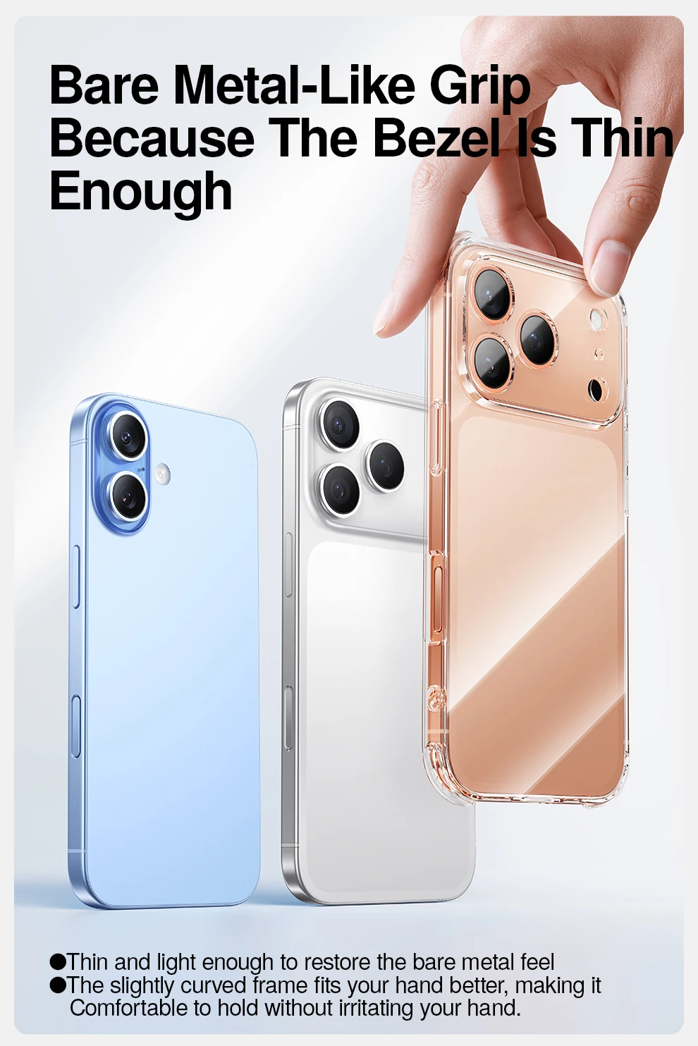 SmartDevil Transparente Handyhülle für iPhone 18 Pro Max 18 Pro 17 Weiche Rückabdeckung Airbag-Schale für iPhone 17 Pro Max Sturzsicher – Detail 11