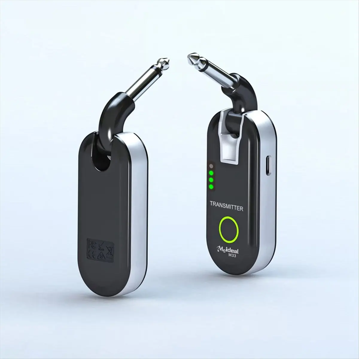 

【AA85】 НОВАЯ беспроводная гитарная система M33 2,4 ГГц, перезаряжаемый аудиопередатчик, приемник, срок службы 50 м, передача в реальном времени