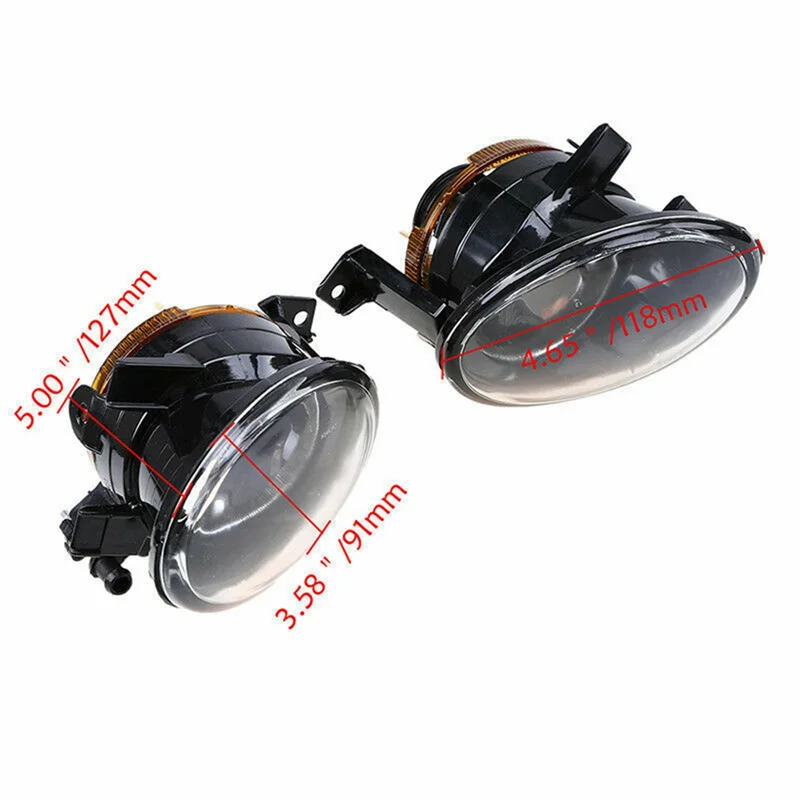 2PCS Car Fog Light Front Bumper Fog Lamp 5K0941699 5K0941700 for VW Golf MK6 Jetta MK6 Eos 1F Caddy 2K Touran