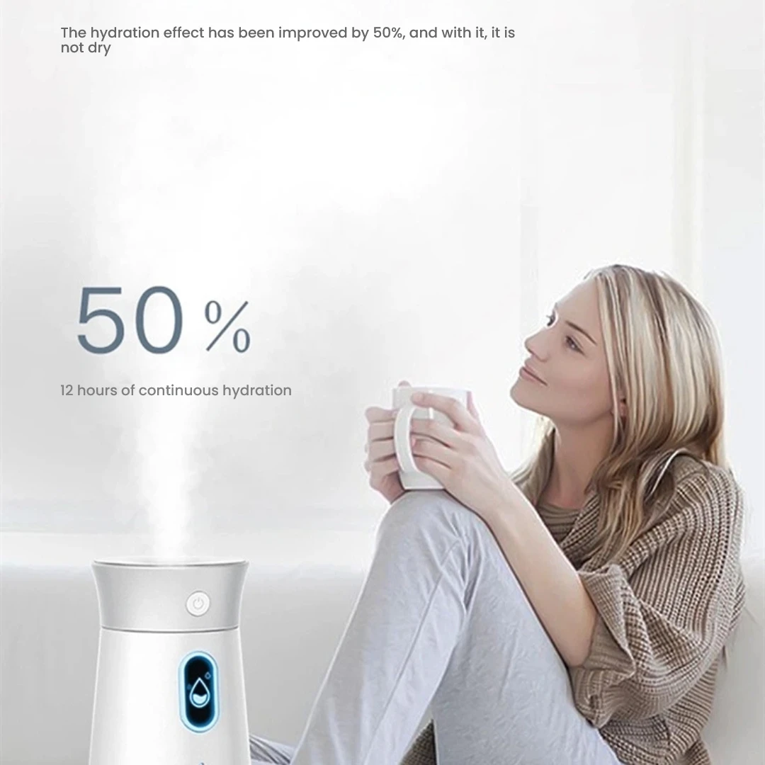 KONKA KZ-HU0001 Humidificador portátil alimentado por USB Difusor de aromaterapia con luz de 7 colores Tiempo de ejecución continua Bajo ruido