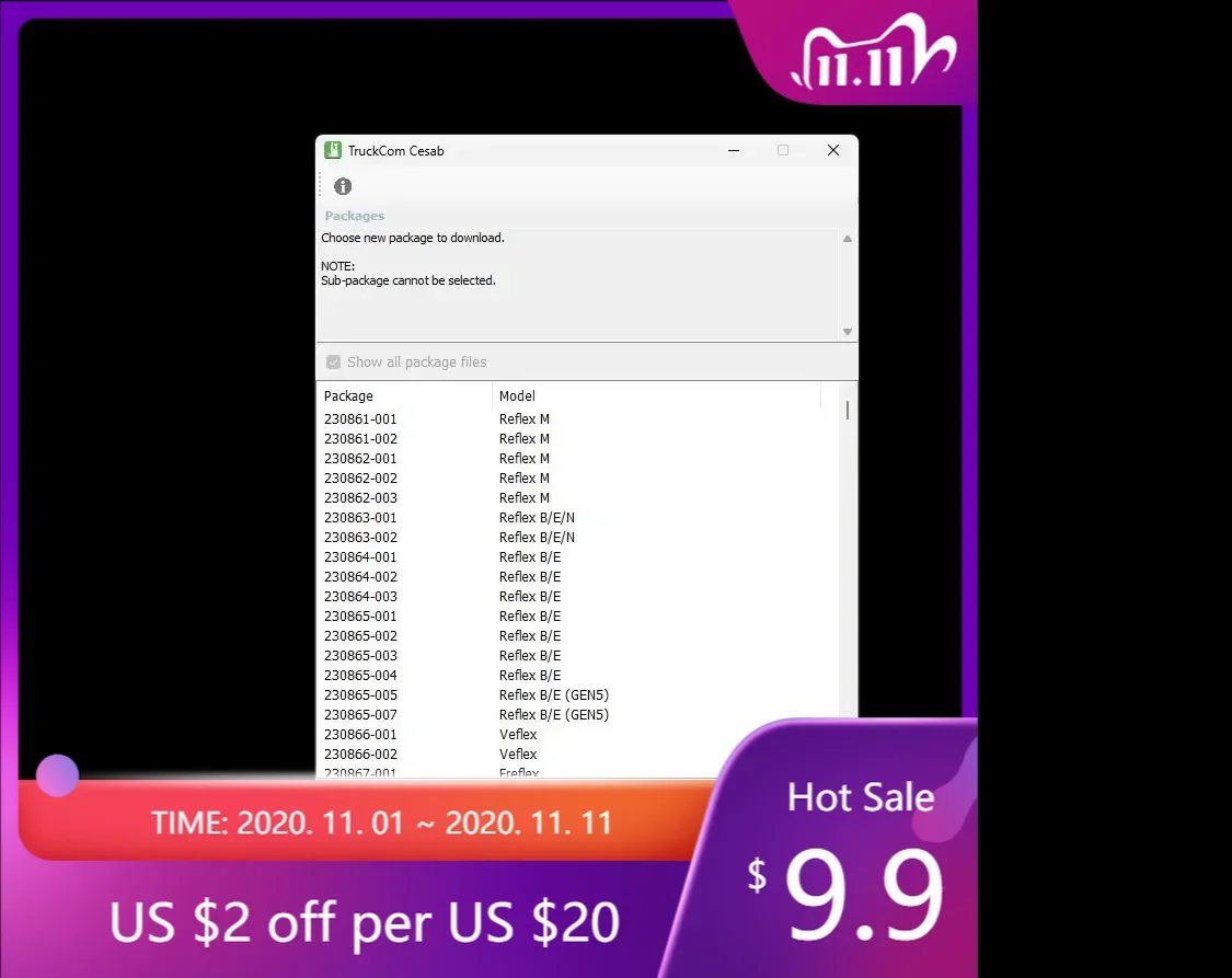 

AutoCD TruckEPC Cesab TruckCom База данных