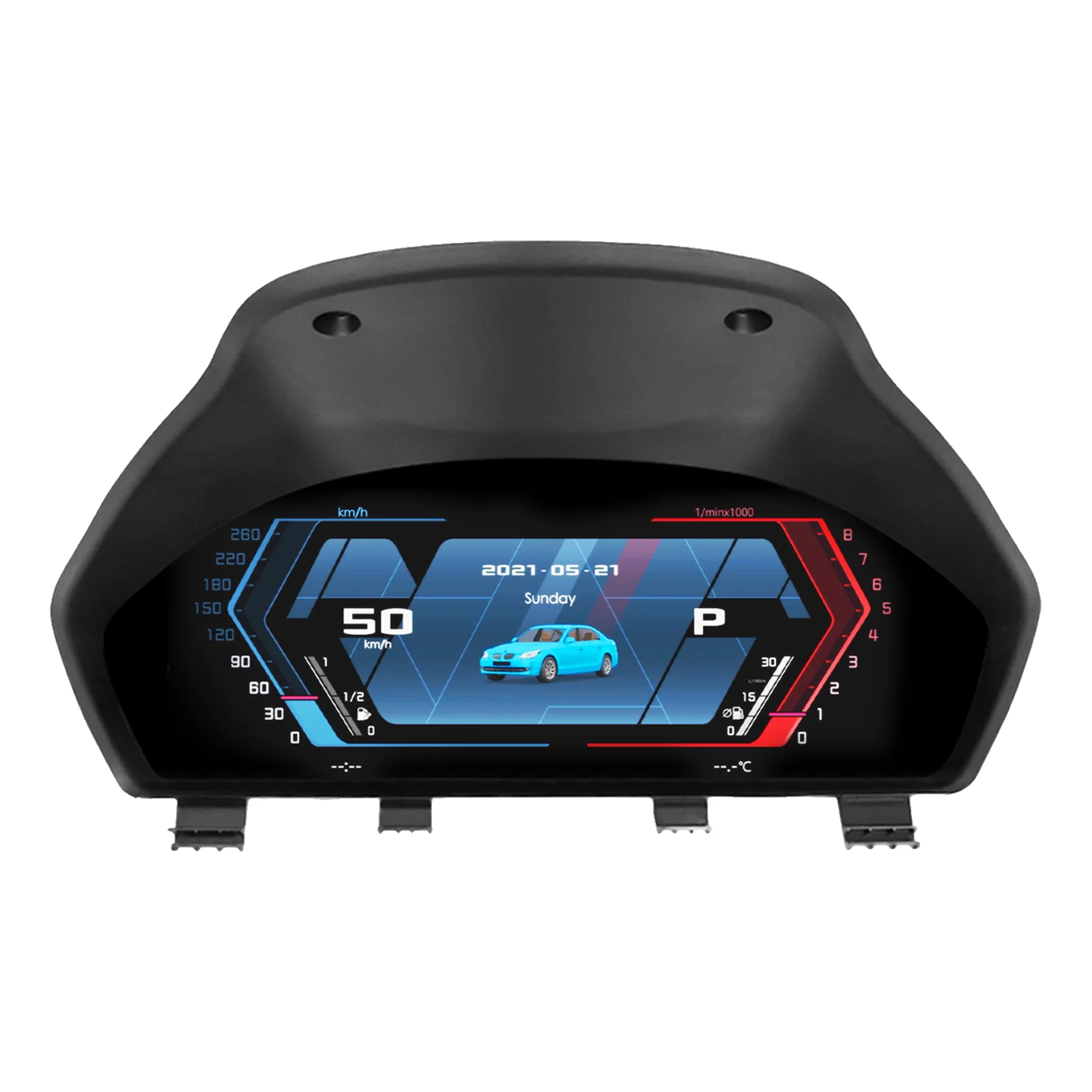 12,3'' Digitales Armaturenbrett für BMW 3er 4er Serie F30 F31 GT-F34 F32 F33 F36 mit HDMI und Navigation LCD-Armaturenbrett Tachometer Virtuelles Cockpit Instrument