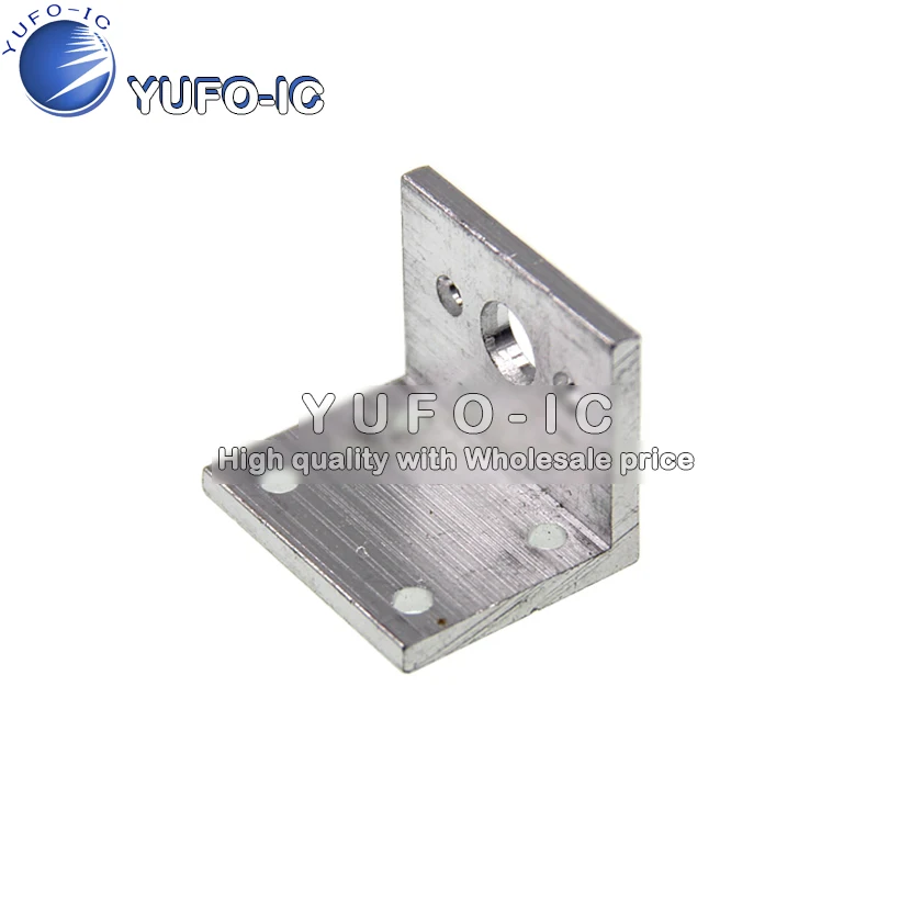 25mm DC Geared Motor Mount Fixed Bracket Aluminum Seat Robot Parts Car Fastening Parts
