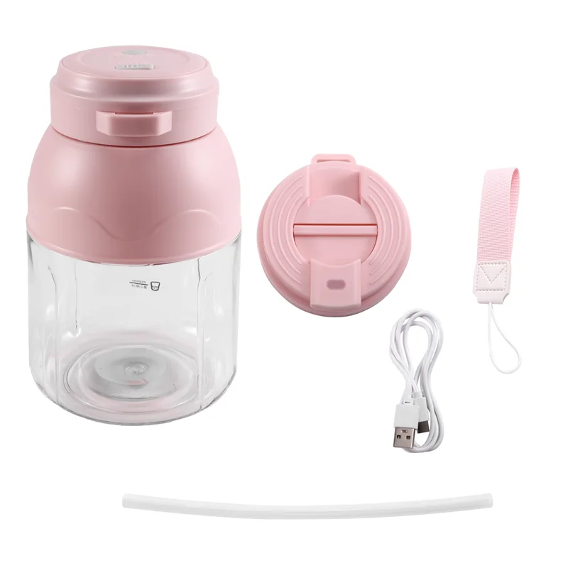 

ABLJ Juicer Cup Portable Cordless For Making Milkshakes And Smoothies, Large Capacity With Straw Ton And Ice Crushing Functional