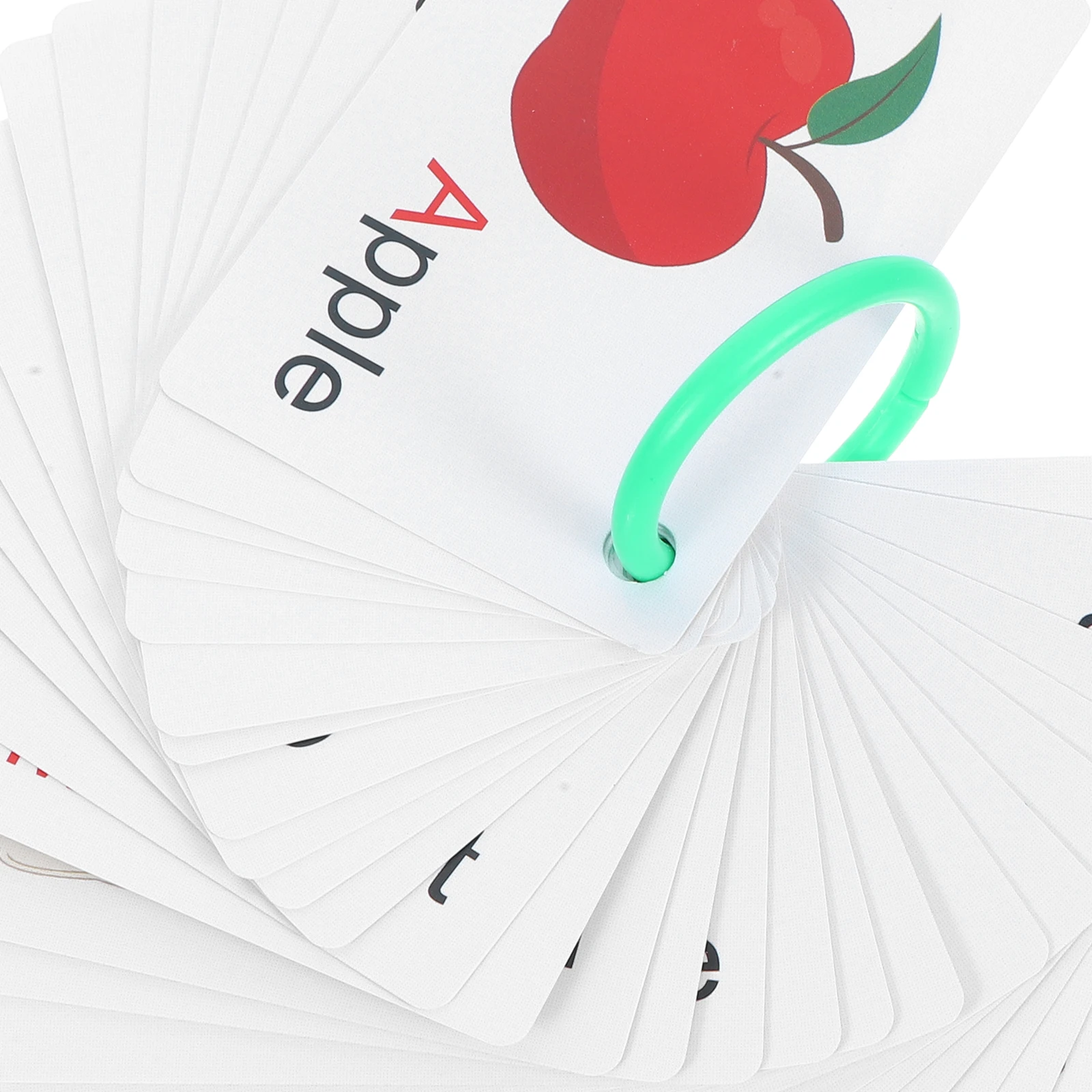Educazione precoce Schede flash inglesi Giocattoli per l'apprendimento dei bambini Colori dell'alfabeto Forme Gioco di memoria cognitiva per 3-6 anni