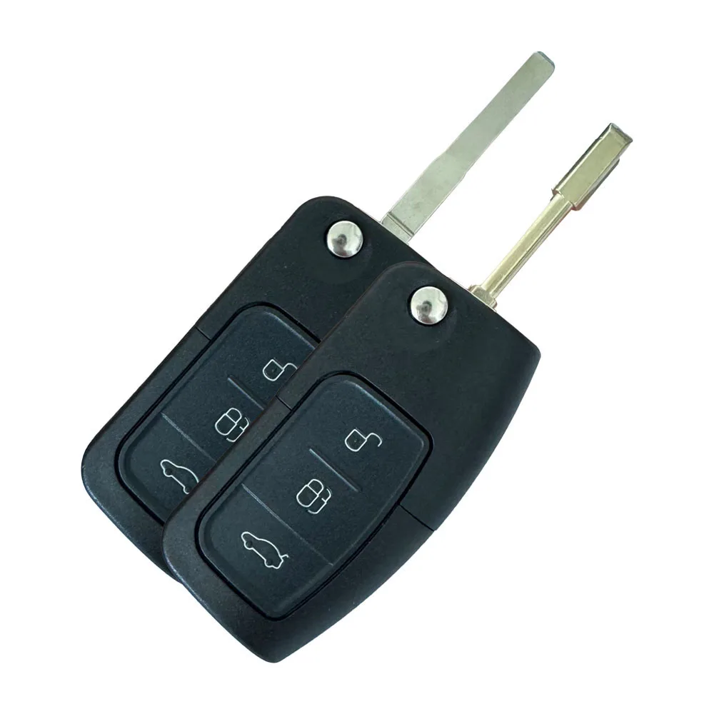 Liberty 315/433MHz 4D63 4D60 Chip Car Remote Key for Ford Fusion Focus Mondeo Fiesta Galaxy HU101 FO21 Blade Vehicle Flip Keys