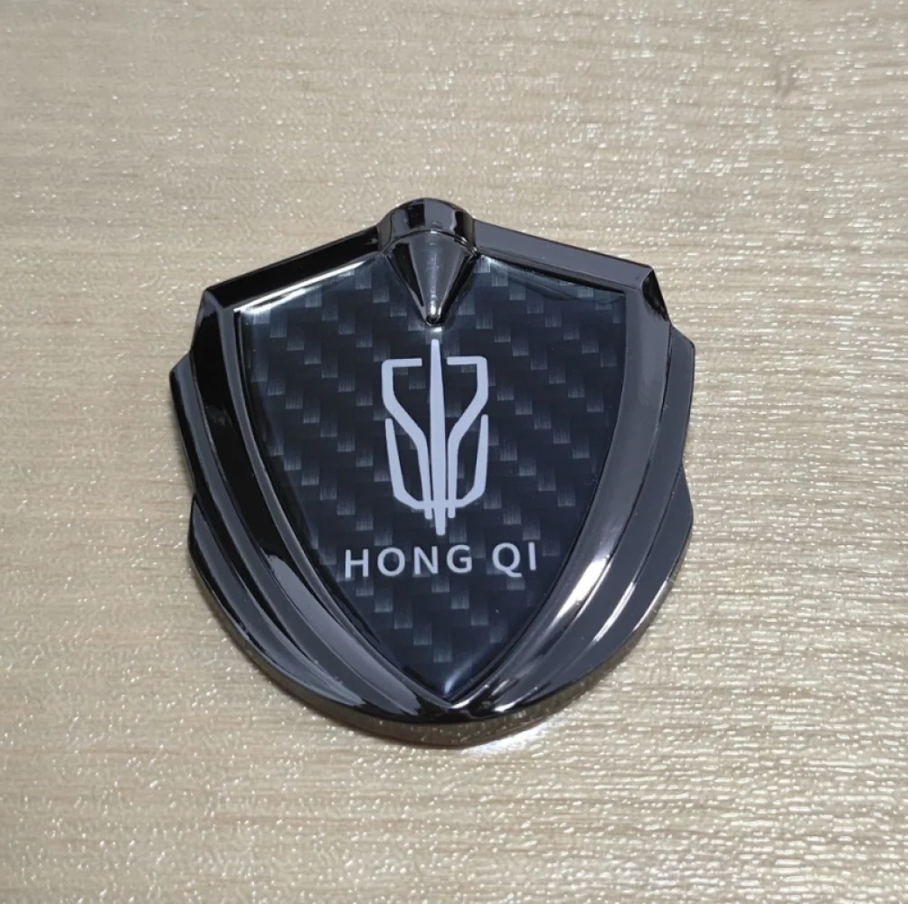 

1pcs For Hongqi HS5 H5 H7 H9 HS7 special metal 3D Bullet shape car emblem sticker side sticker rear trunk sticker accessories