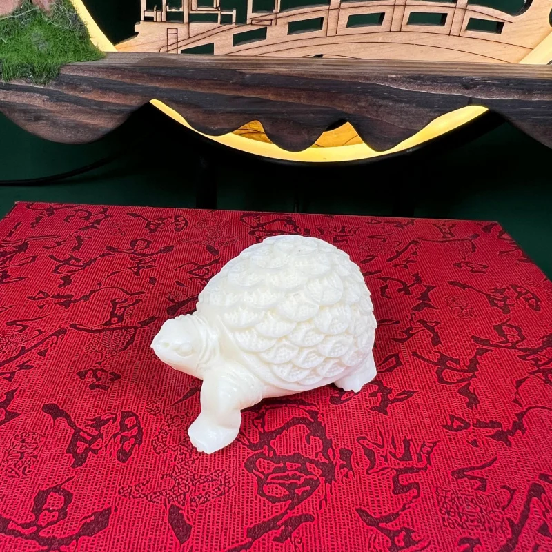 Ivory Nut Bodhi Fruit Small Water Turtle Decoration Turtle Fujia World Hand Pieces Fish Tank Landscape Tea Ornaments Submerged W