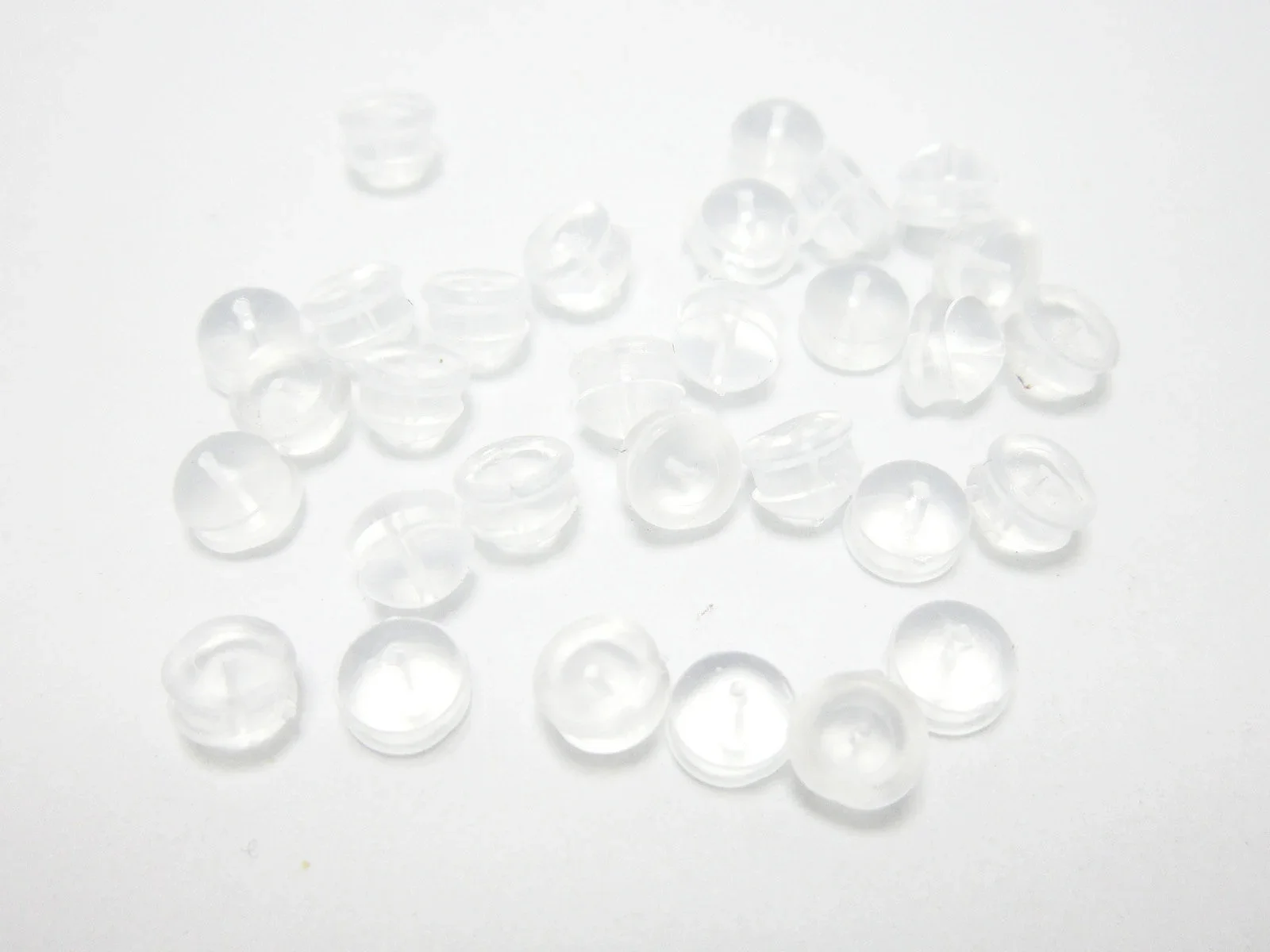 Earrings back, Earring stopper, Silicone Ear nuts, earplugs, 5x4mm, Earring Accessories - R970