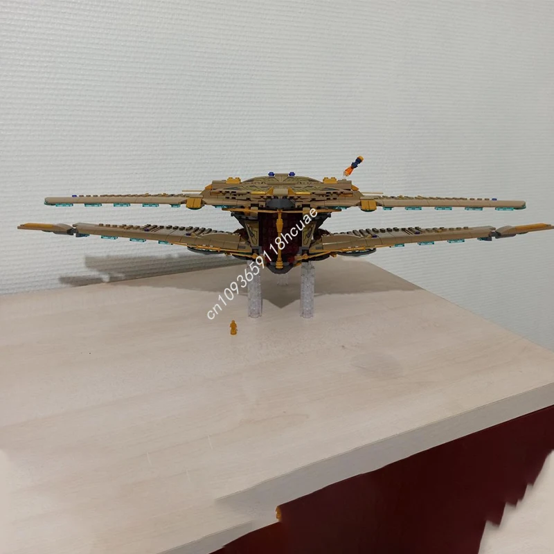 

764 шт. MOC The Sanctuary II Super Heroes, строительные блоки, кирпич, рождественская игрушка, подарок для детей, на день рождения