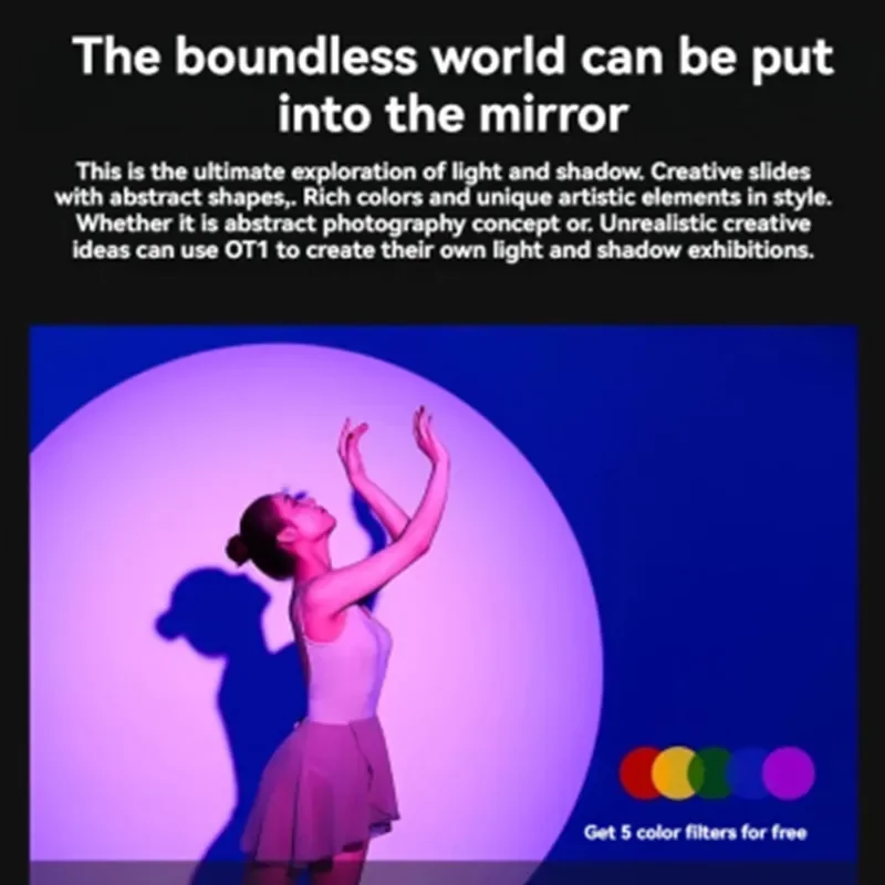 2025 New Camera Condenser With Adjustable Focus Beam Light Cylinder Projection 2.0 Imaging Lens With Artcondenser HD