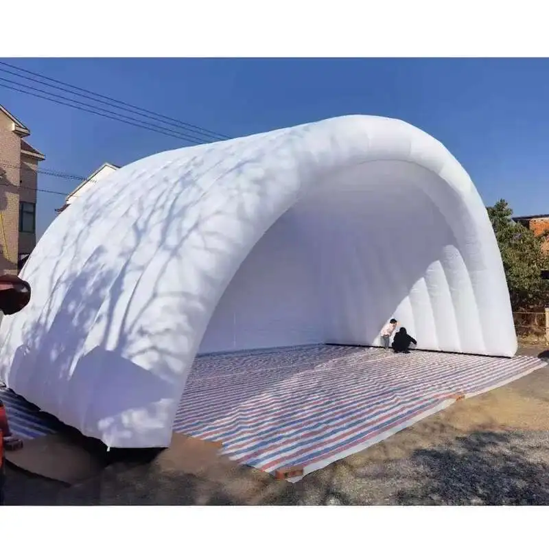Air Ship Giant Iatable Advertising Stage Cover Roof Shell Dome Event Arch Tent For Outdoor Music Festival Concert