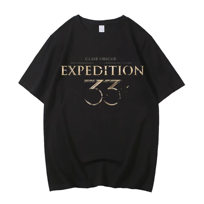 Gamer Fashion Summer Tops Clair Obscur Expedition 33 Merch T Shirt for Men Women High Quality Cotton Tshirt