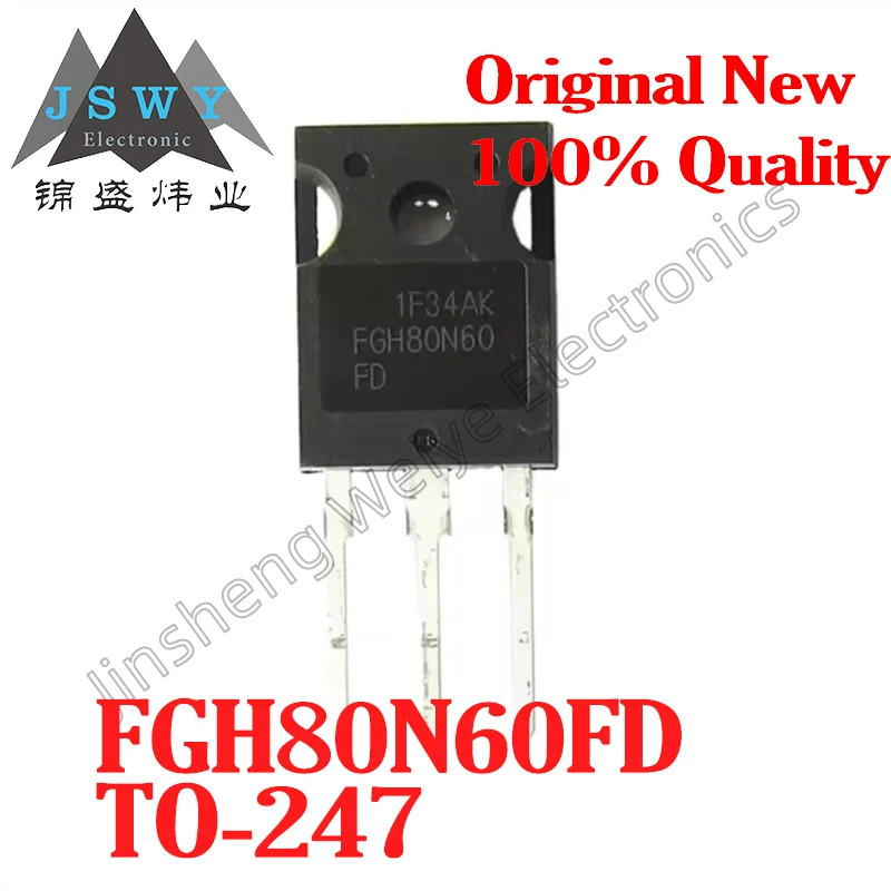

(1/10 pieces) FGH80N60FD TO-247 FGH80N60/Insulated Gate Bipolar Transistor/600V80A/Brand new original spot Electronics