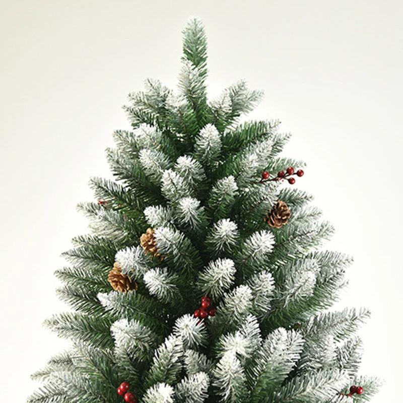 New Year Spray White Pine Fruit Christmas Tree High Quality Craft Ornament X-mas Festival Party Home Decoration Accessories