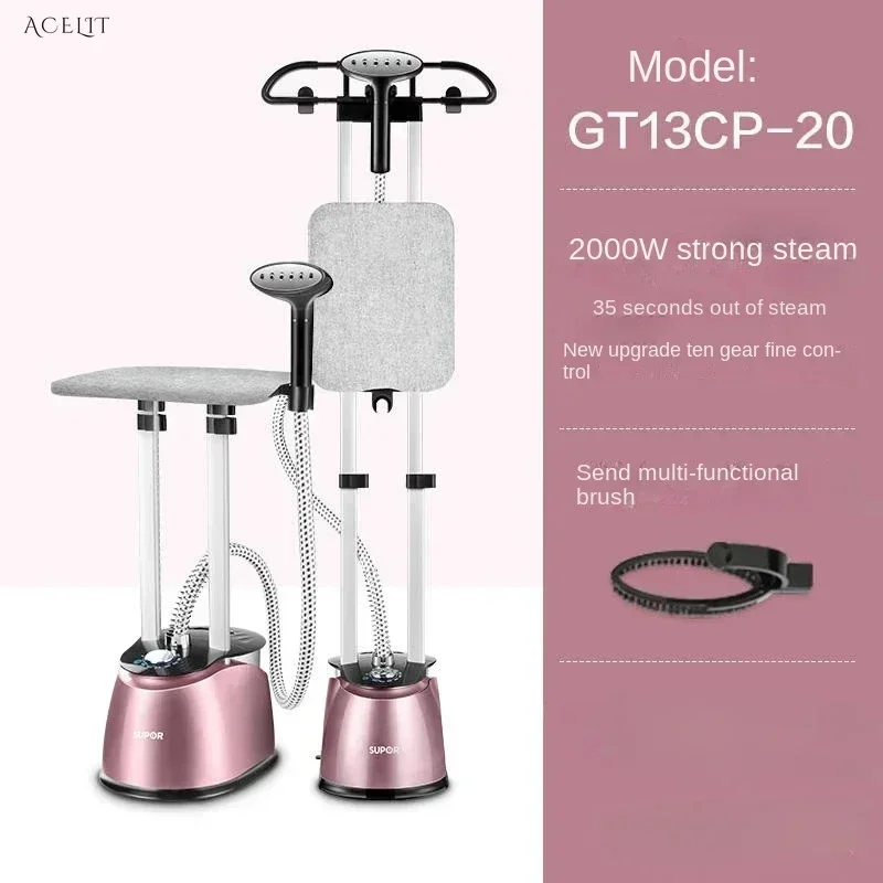 Household handheld garment ironing machine. Commercial clothing ironing machine. Electric iron.