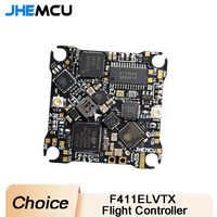 JHEMCU New F411ELVTX F411 Flight Controller 12A 4in1 ESC 5.8G 400mW VTX ELRS 2.4G RX AIO 25.5X25.5mm 1-2S for FPV Drones