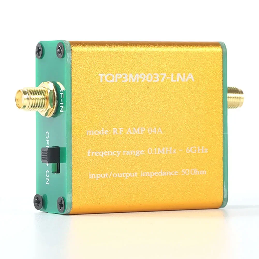 Boost your RF Signals with Professional Low Noise Booster 20dB Gain Wide Frequency Range 0 1MHz 6GHz SMA Female Connector