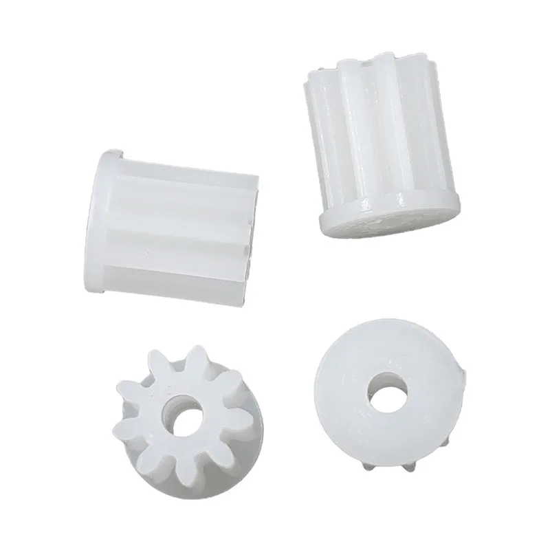 9T 0.6M Plastic Motor Gear 9 Teeth OD=6.6mm DIY Toy Model Parts 92A Shoulder