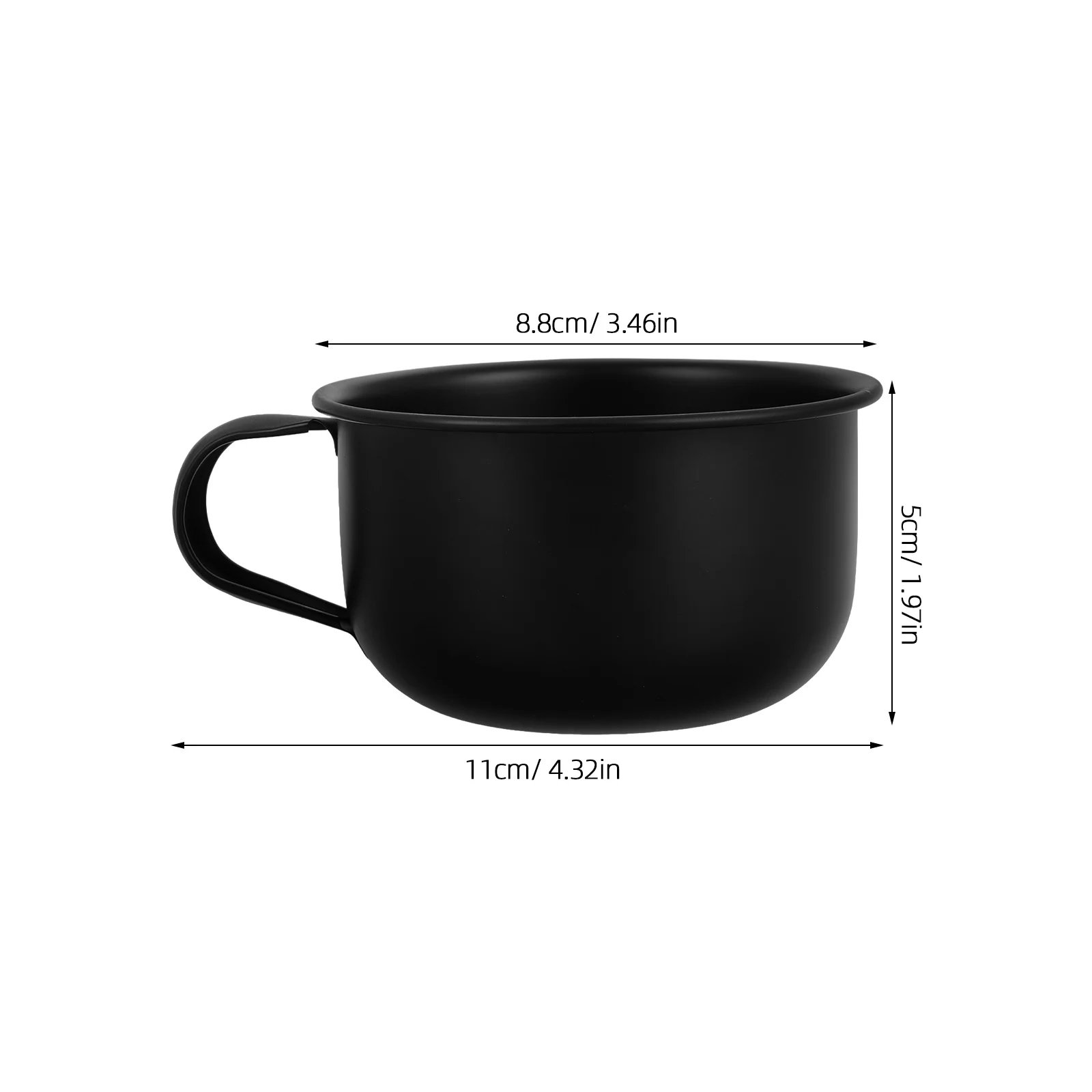 مقبض وعاء صابون الحلاقة المصنوع من خليط معدني، خفيف الوزن، متين، سهل التنظيف، متعدد الوظائف، أداة خلط طين الوجه