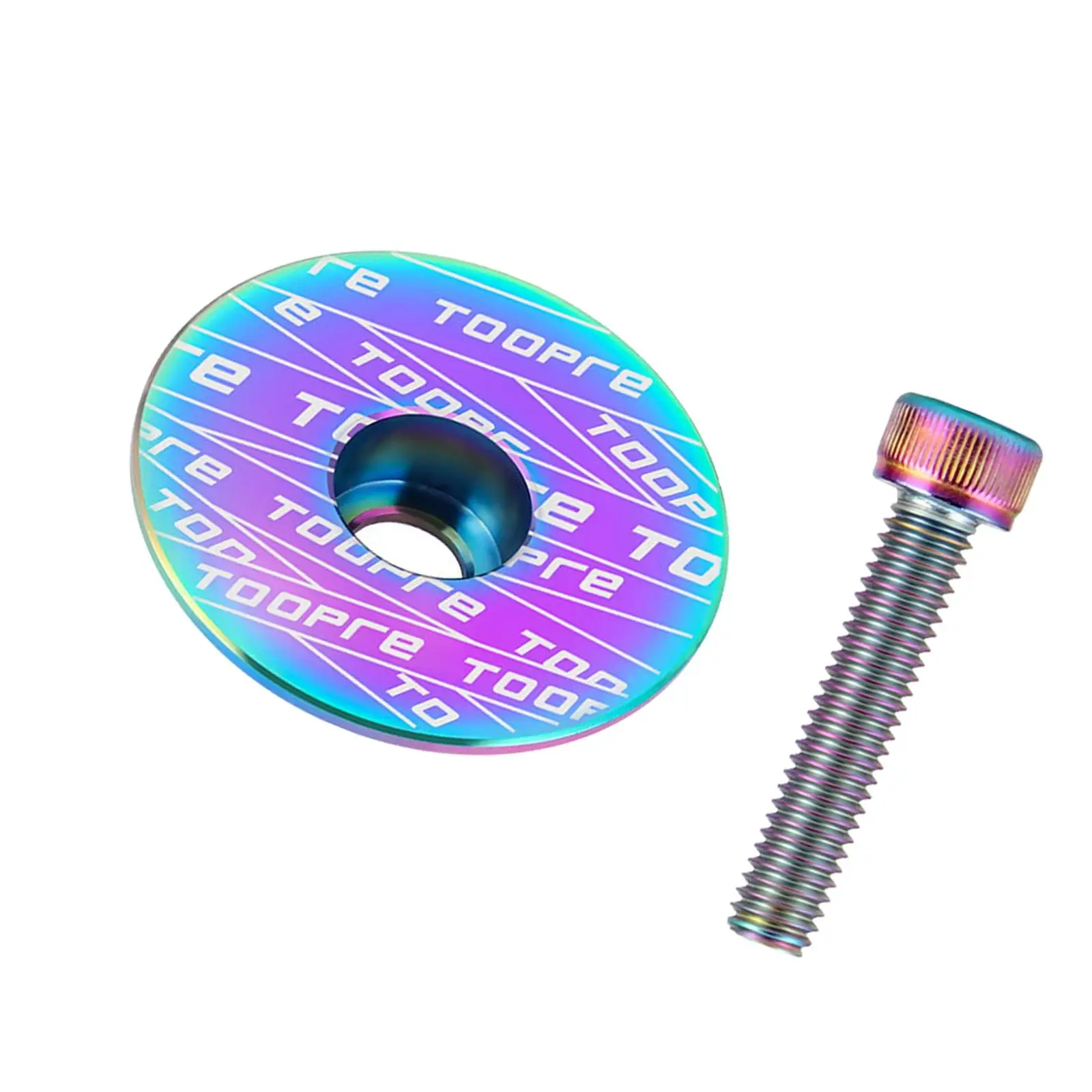 4x Portable Bicycle Headset Top Caps 1 1/8" Fork Cover Aluminum Alloy Bicycle Stem Cover for Road Mountain Bike Cycling