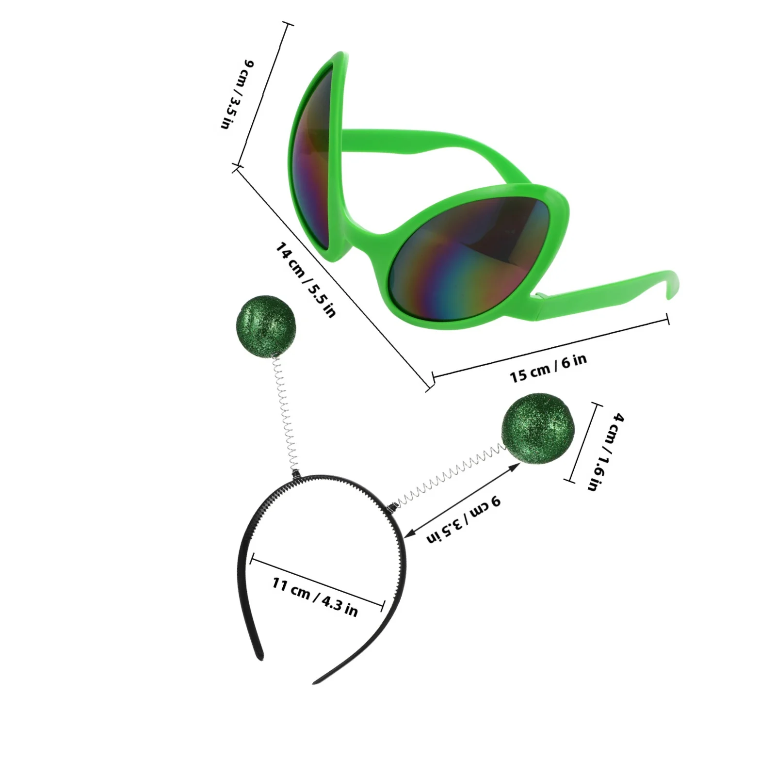 2Pcs Fashion Headband for Women Festival Hair Accessories Saucer Decor Perfect for Party Cosplay Selfie Props