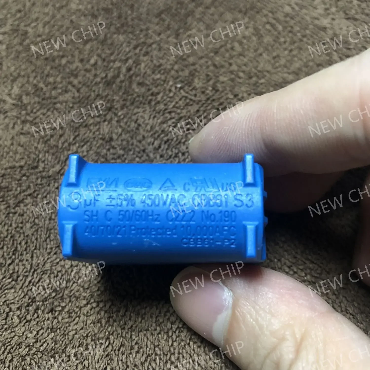 5pcs/lot CBB61 1uF 1.2uF 1.5uF 2uF 2.5uF 3uF 3.5uF 4uF 4.5uF 5uF 450V film capacitor Air conditioner inneStarter Capacitor