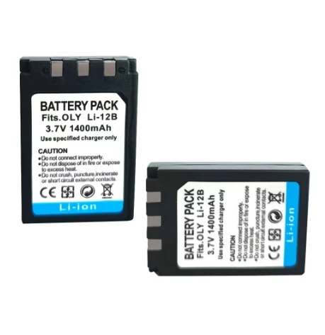 LI-10B LI-12B Battery for OLYMPUS DSC-AZ3,J1,J2,MZ,MZ3;MJU-20,10,300,400,410;FE-200;IR-500;D-590;U300 Camera LI10B LI12B