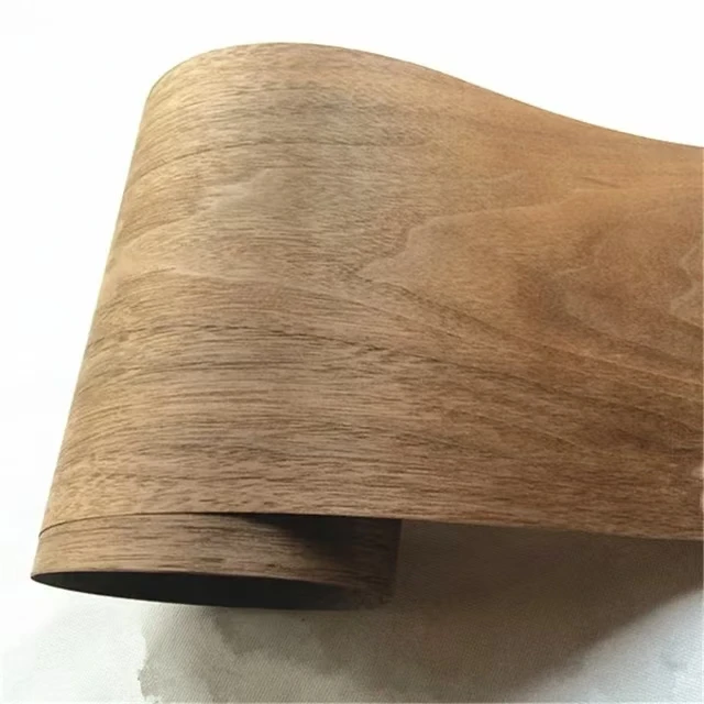 1 roll 250-270cm Natural Black Walnut Veneer Thin Handmade DIY Solid Wood Decorative Panel Skin Speaker Renovation