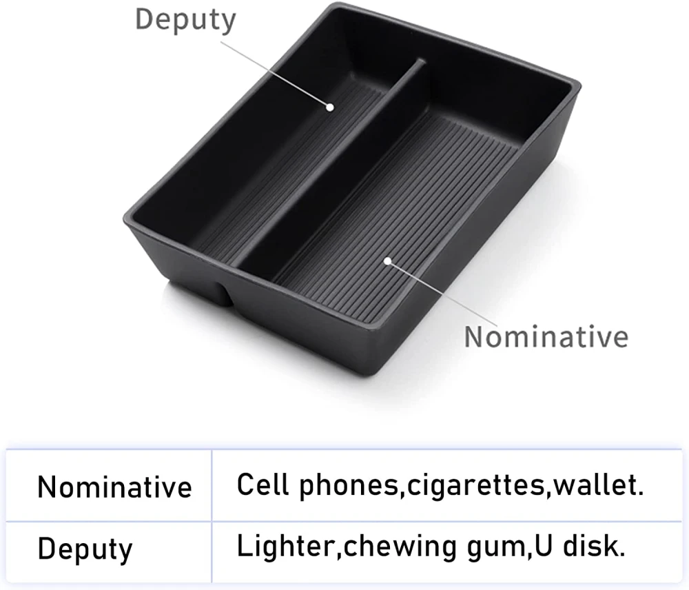 Bandeja Organizadora do Console Central para Tesla, Xadrez, Longo Alcance, Console Central Frontal, Caixa De Armazenamento, Modelo S, Modelo X, 2021, 2022, 2023, 2024