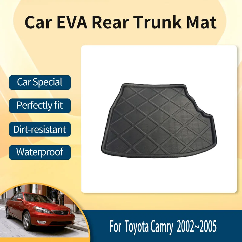 

Car Rear Trunk Mats For Toyota Camry Altis XV30 2002~2005 Anti-dirty Trunk Storage Pads EVA Cargo Cover Car Accessories Interior