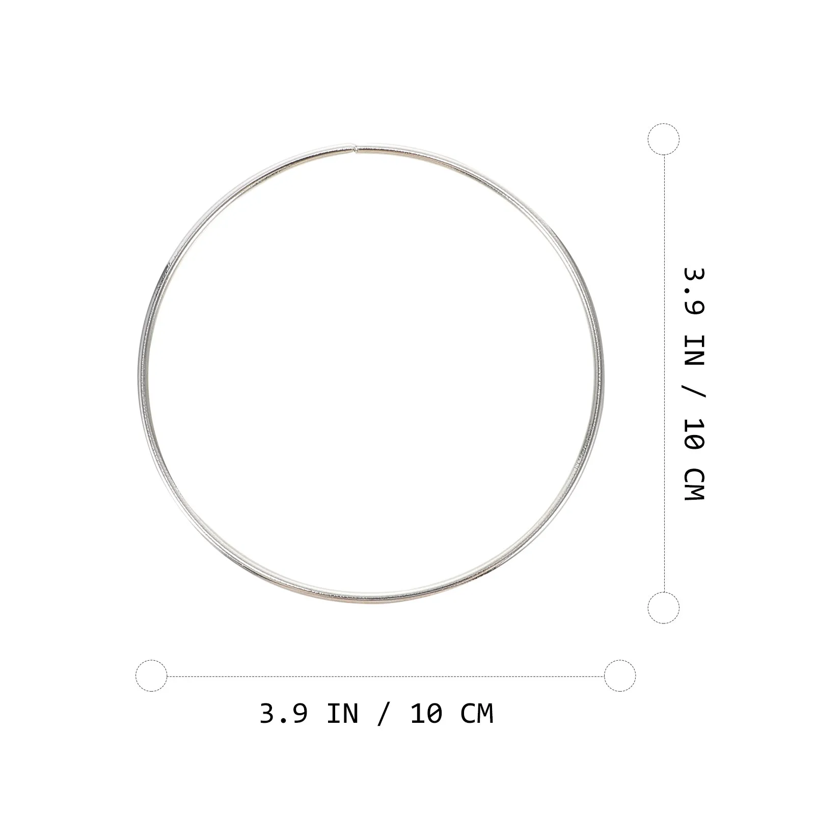 10Pcs Premium Metal Ring 10Cm for Dreamcatcher Making DIY Wall Hanging Art Craft Home Decor Item Dreamcatcher Ring